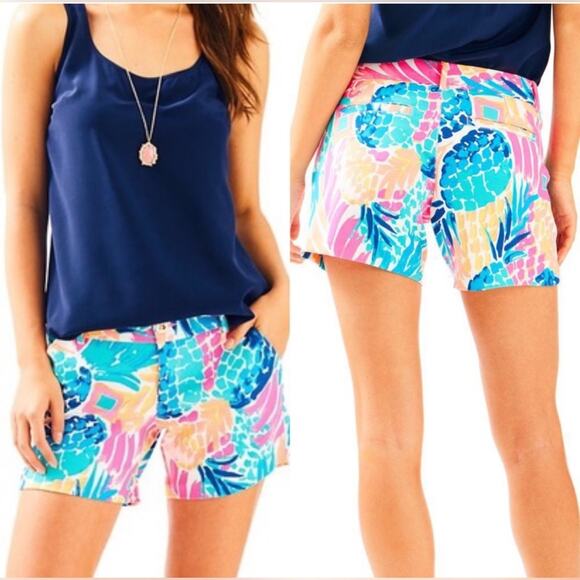 NEW  Lilly Pulitzer | Goombay Smashed Callahan Shorts 00 - Picture 1 of 8